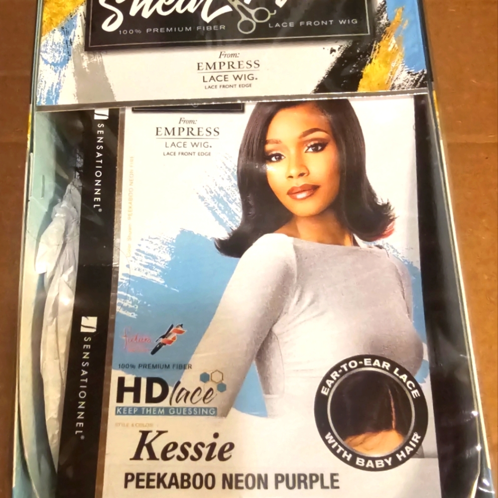 Empress Lace Front Wig - Peekaboo Neon Purple